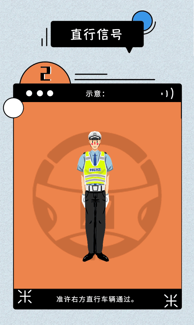 【濟(jì)寧大運(yùn)河駕校】令人頭暈蒙圈的交通手勢(shì)，一個(gè)手勢(shì)舞就能搞定(圖7)