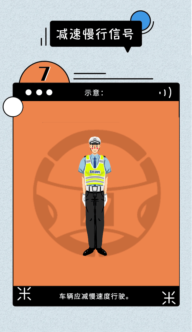【濟(jì)寧大運(yùn)河駕校】令人頭暈蒙圈的交通手勢(shì)，一個(gè)手勢(shì)舞就能搞定(圖12)