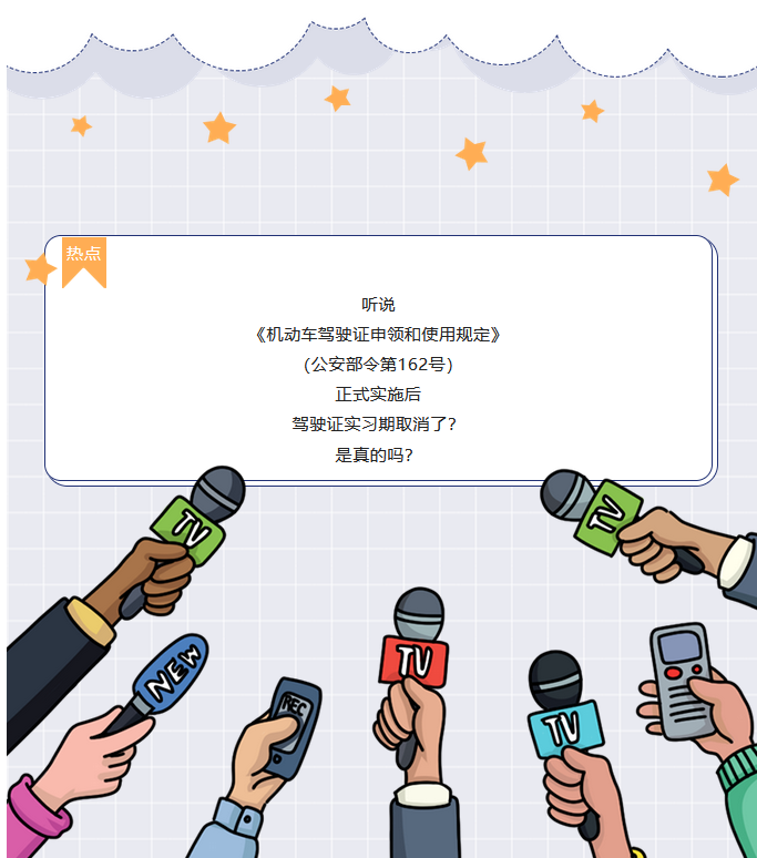【濟(jì)寧大運(yùn)河駕校】新規(guī)實(shí)施后駕駛證實(shí)習(xí)期到底還有沒有？ (圖1)
